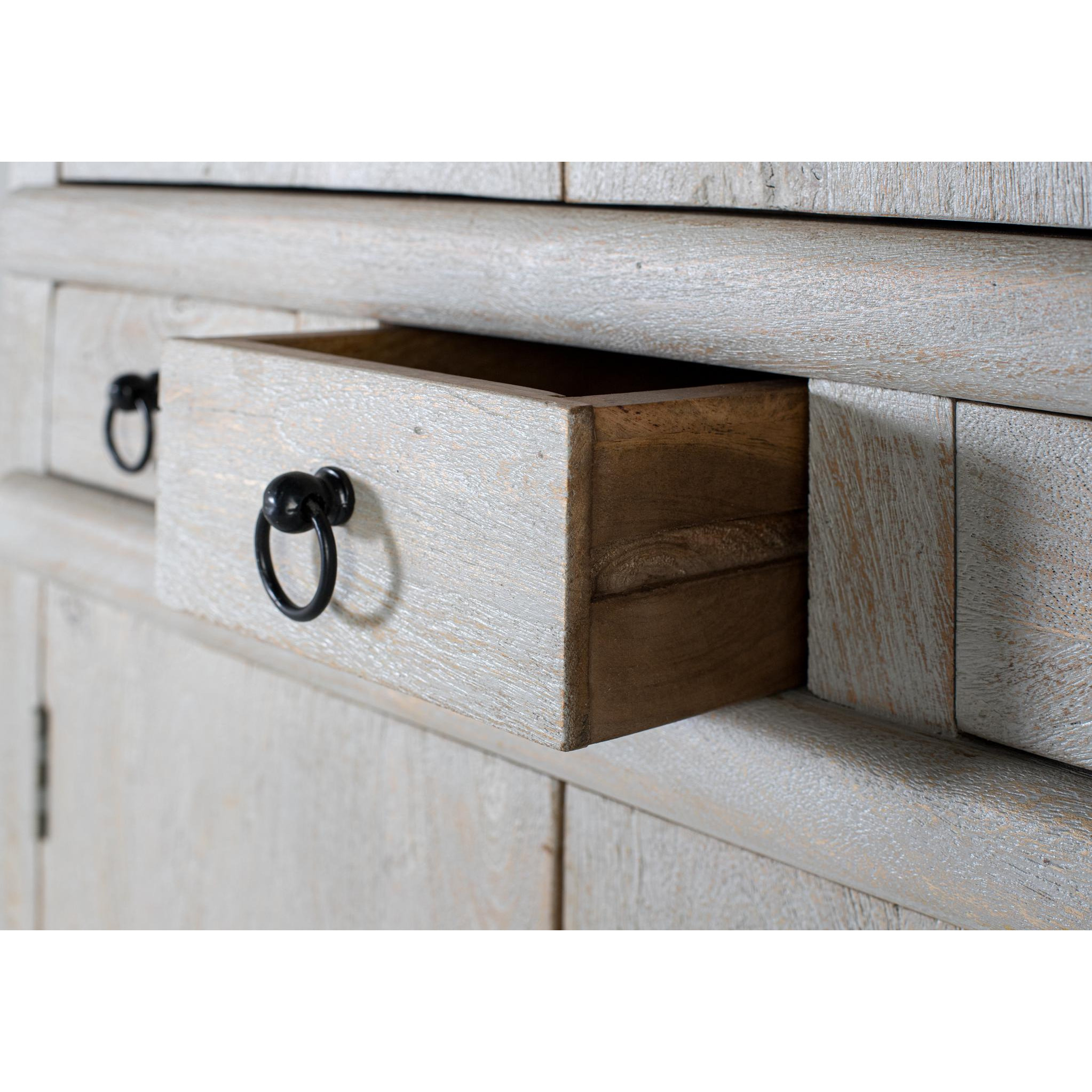 Buffet en bois de manguier 85 cm style rustique provençal