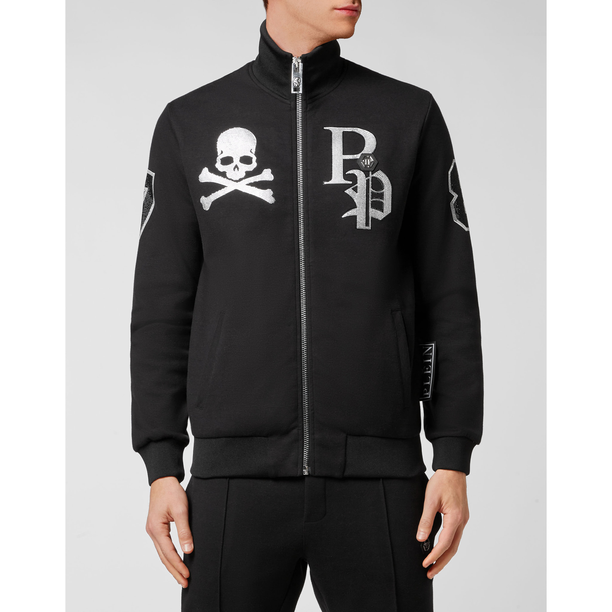PHILIPP PLEIN Tracksuit: Top & Trousers SKULL AND PLEIN