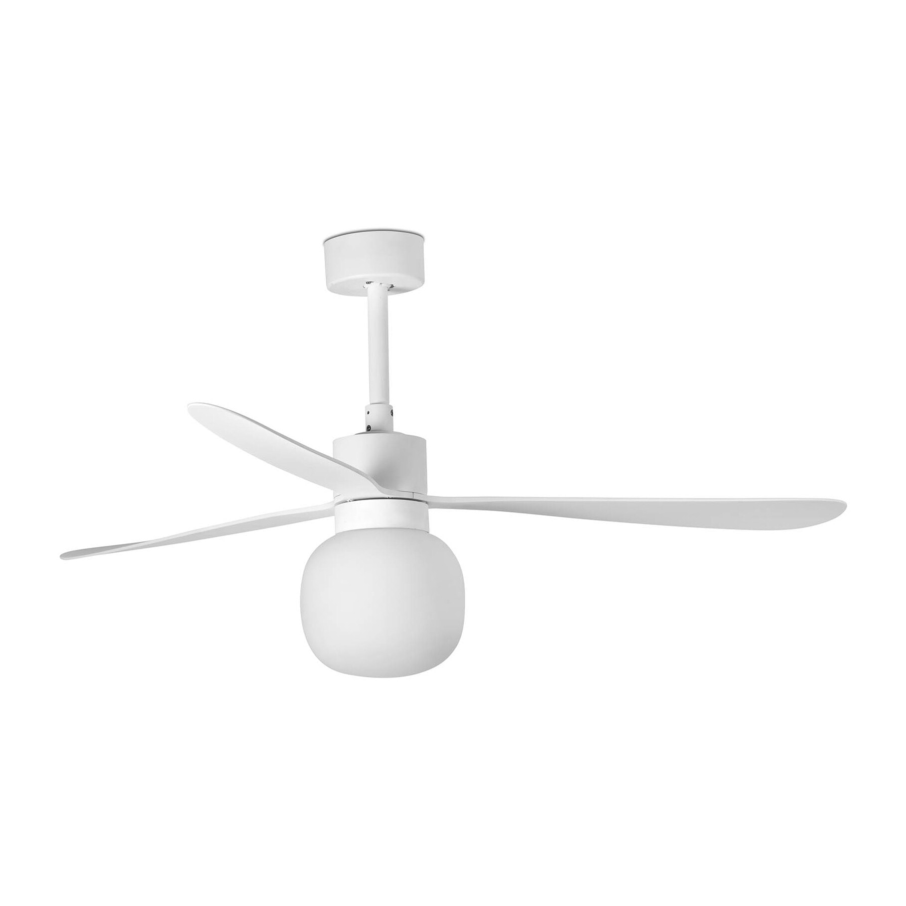 AMELIA L BALL LED Ventilateur de plafond blanc TUYA