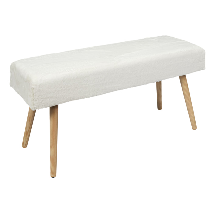 Banc Imitation Fourrure Aurea