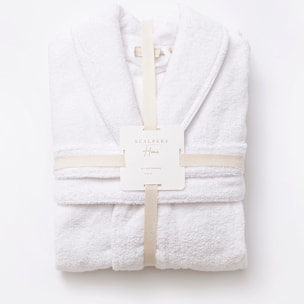 Albornoz s/m 100% algodón 360gsm blanco scalpers home