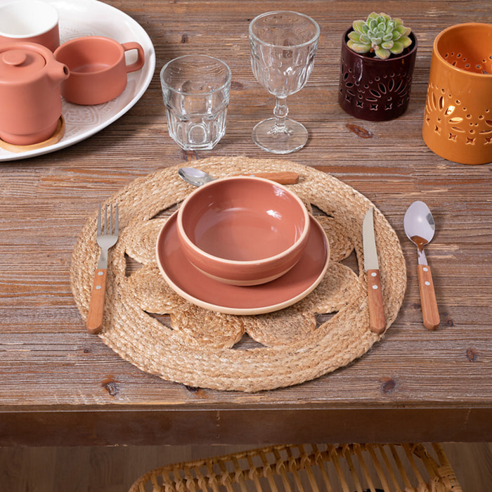 Set Table jute Ajouré D 38