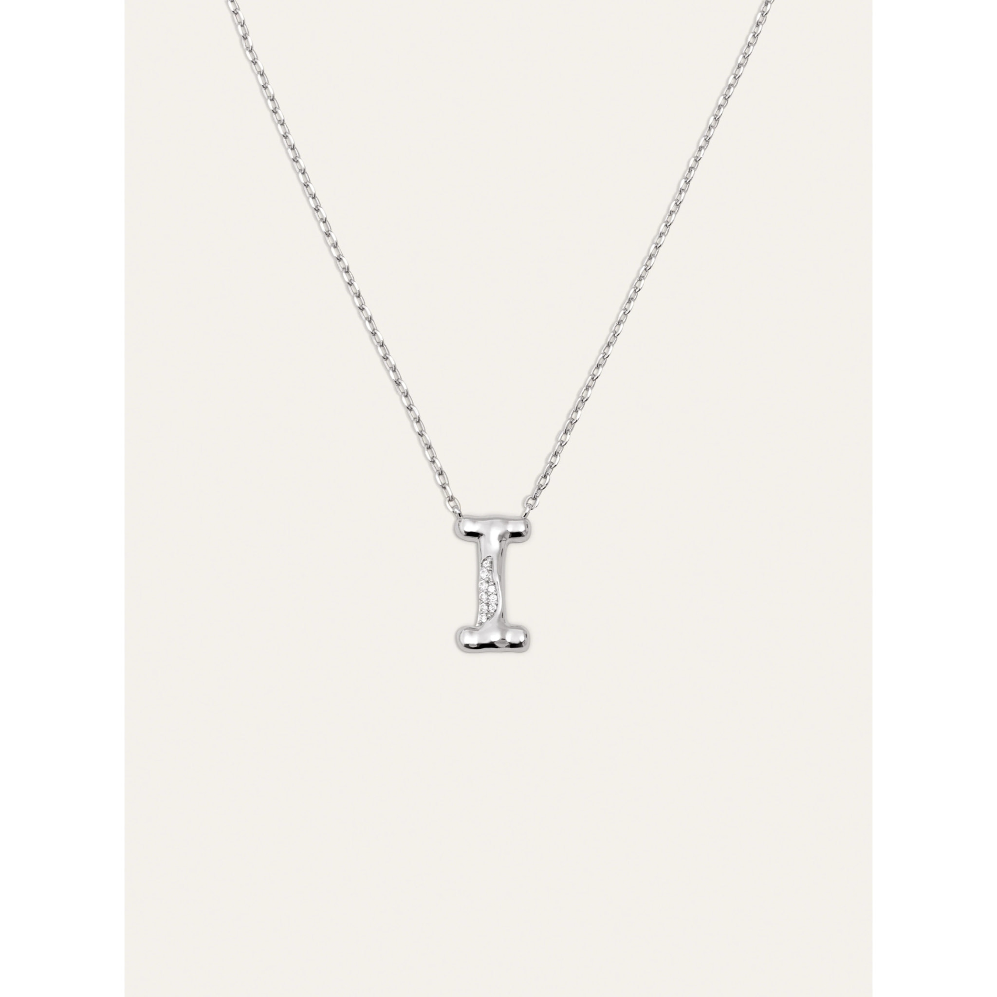 Collar Personalizado Letter Brillante