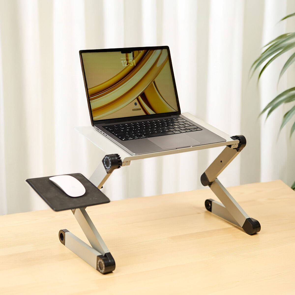 Table Réglable Positions Multiples pour Ordinateur Portable Omnible InnovaGoods