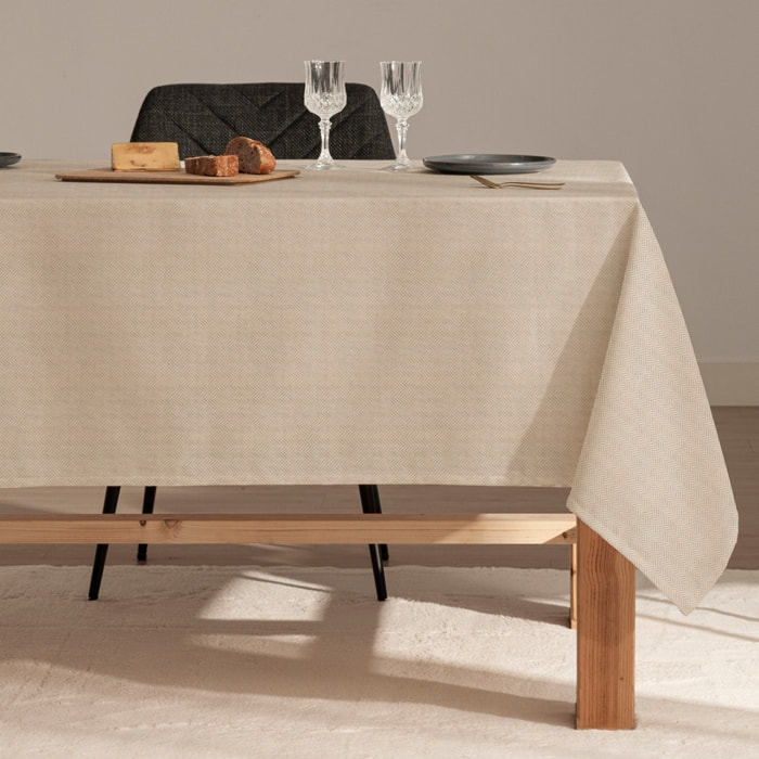 Nappe anti-tâches AMELY BEIGE