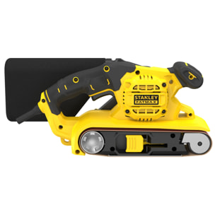 Ponceuse à Bande 1010 W Vitesse 390 m/min, Plateau 533 x 76 mm, Filaire et Compacte STANLEY Fatmax FMEW204K-QS - Livrée en Mallette avec 1 Abrasif