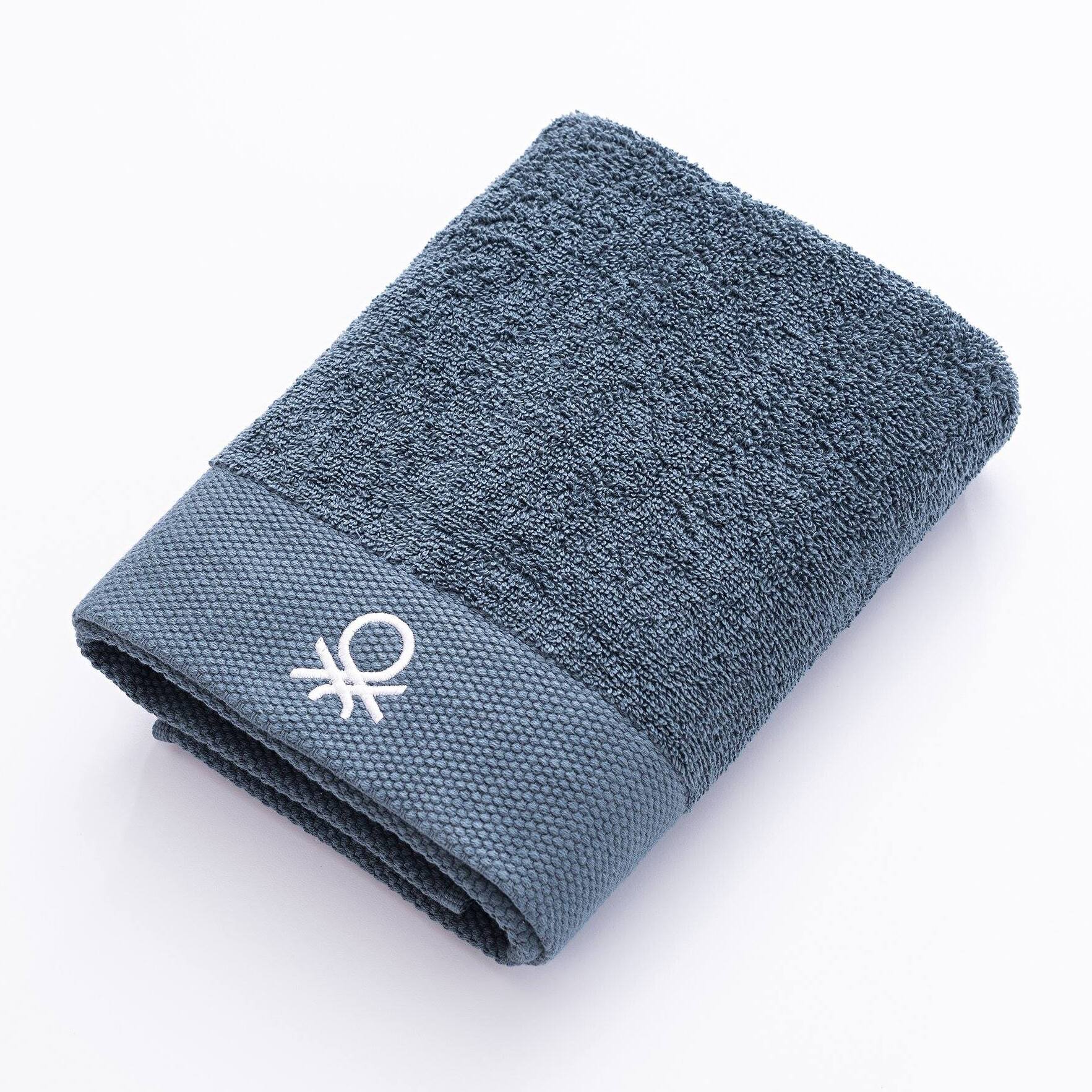 Toalla de baño 50x90cm 100% algodón 450gsm en gris oscuro - suave, absorbente y secado rápido