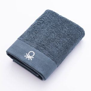 Toalla de baño 50x90cm 100% algodón 450gsm en gris oscuro - suave, absorbente y secado rápido