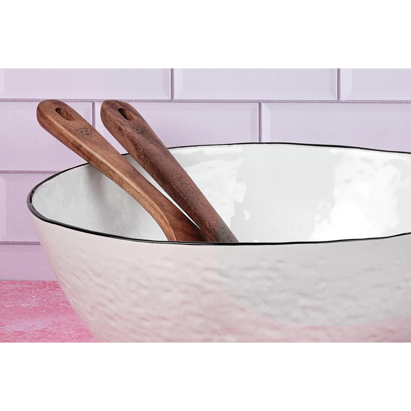 Saladier PURE Ø24cm et Ø30cm - 2 pièces - Blanc Neige