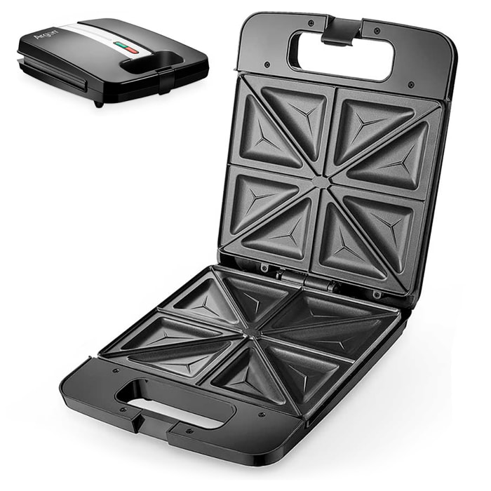 Sandwichera x4 con 1400W de potencia.