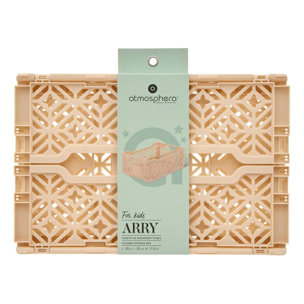 Cagette pliable Arry 30x20cm jaune