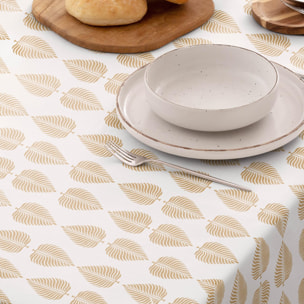 Mantel antimanchas NORLIS OCHRE - 100% algodón