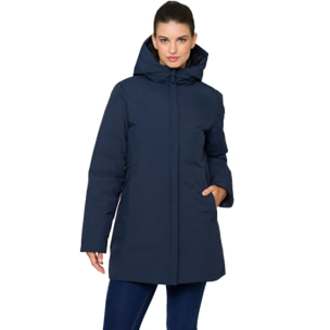 Parka NAKEELA imbottito impermeabile blu navy