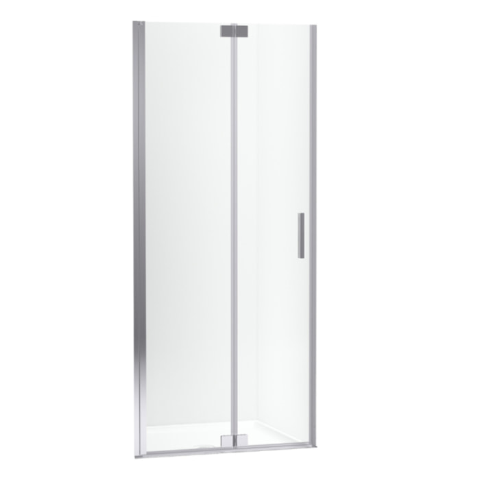 Porte de douche pliante 90 x 200 cm Contra chromé