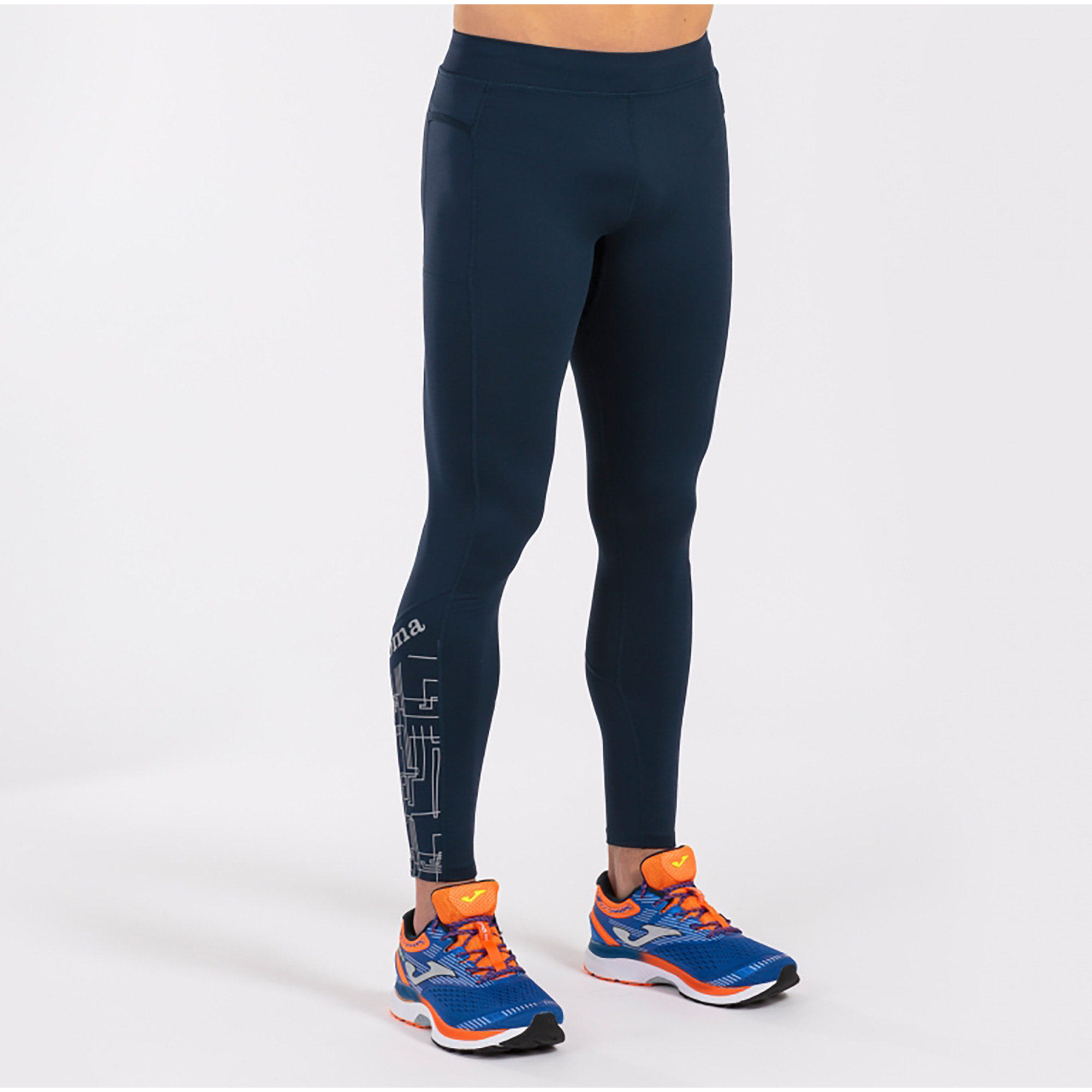 JOMA leggings uomo blu marino