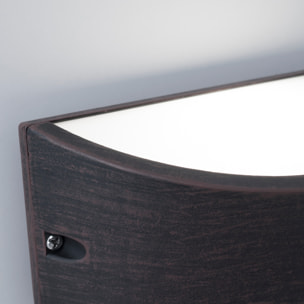 FORLIGHT Forlight Aplique Exterior LED IP54, Diseño Rectangular Marrón Óxido, Luz Neutra 4000K, 444 Lúmenes, Resistente y Eficiente, Ideal para Fachadas y Terrazas, 8.7W, 30,000 Horas de Vida