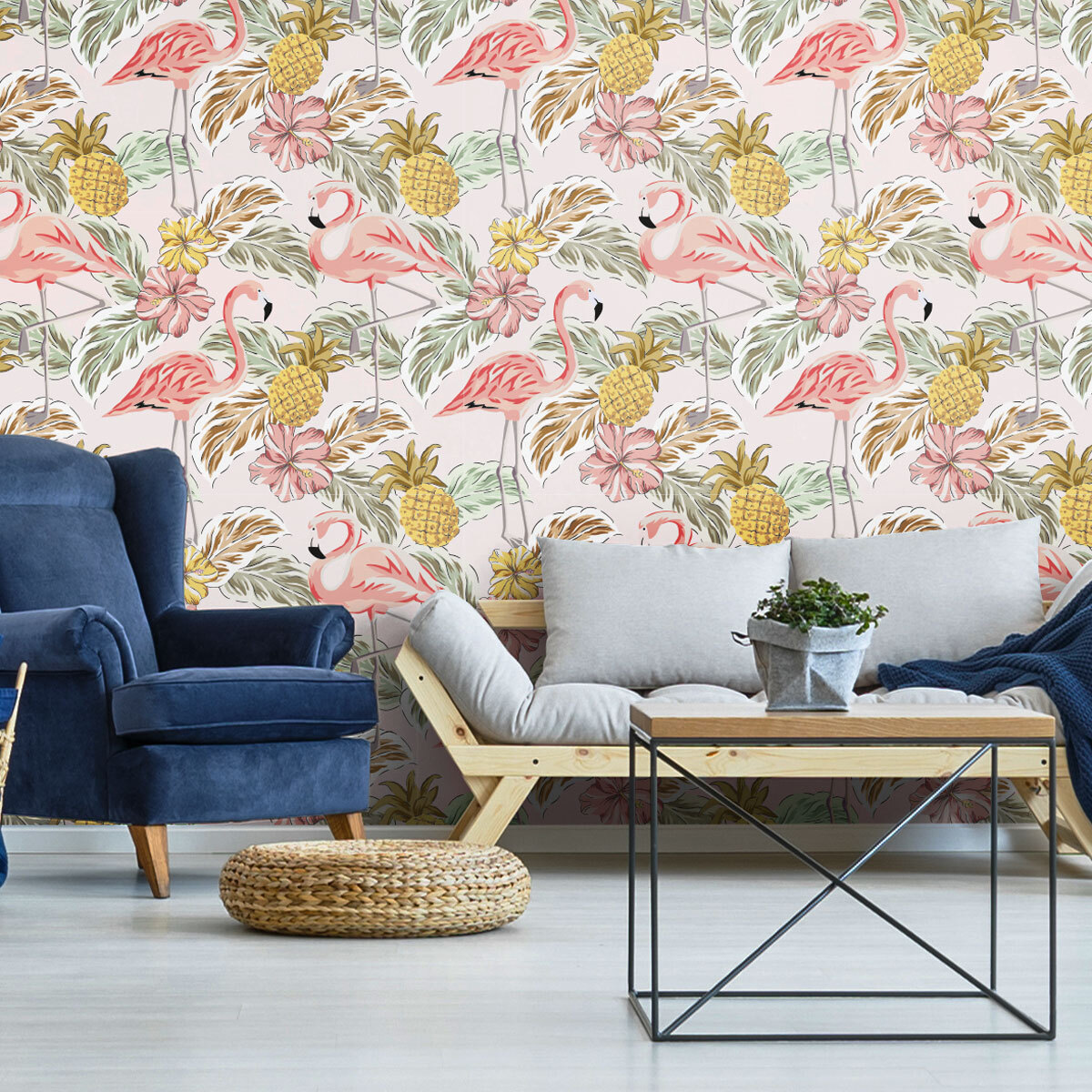Sticker effet papier peint - TIRRASES