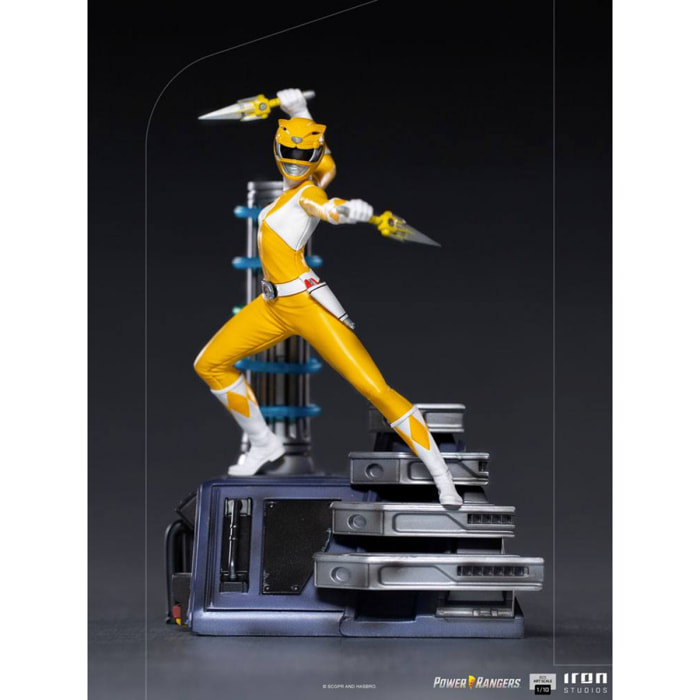 Power Rangers Bds Art Scale Statua 1/10 Yellow Ranger 19 Cm Iron Studios