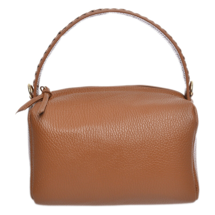 Borsa a mano Anna Luchini Cammello