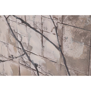 Cuadro Jarron 80% Pintado A Mano 80x4x120 Cm