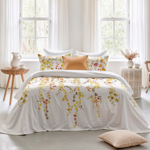 Housse de couette HAKU JAUNE 100% coton 79 cm/2