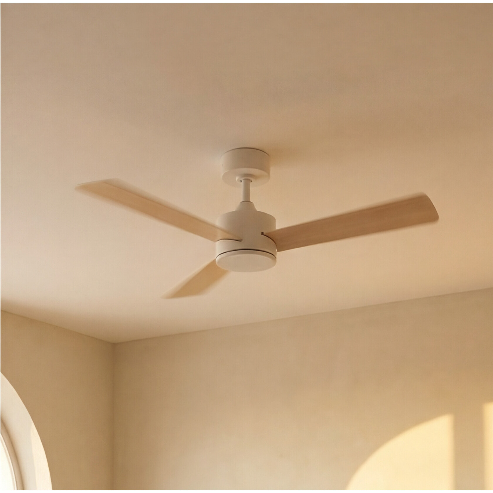 Forlight - Ventilador Marinada Acero Blanco