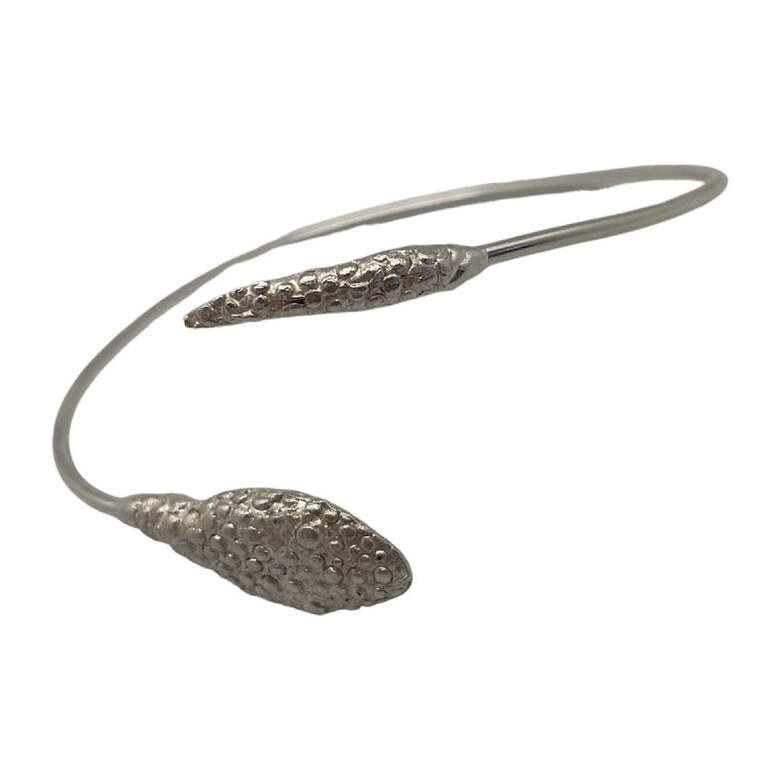 Choker serpiente plata