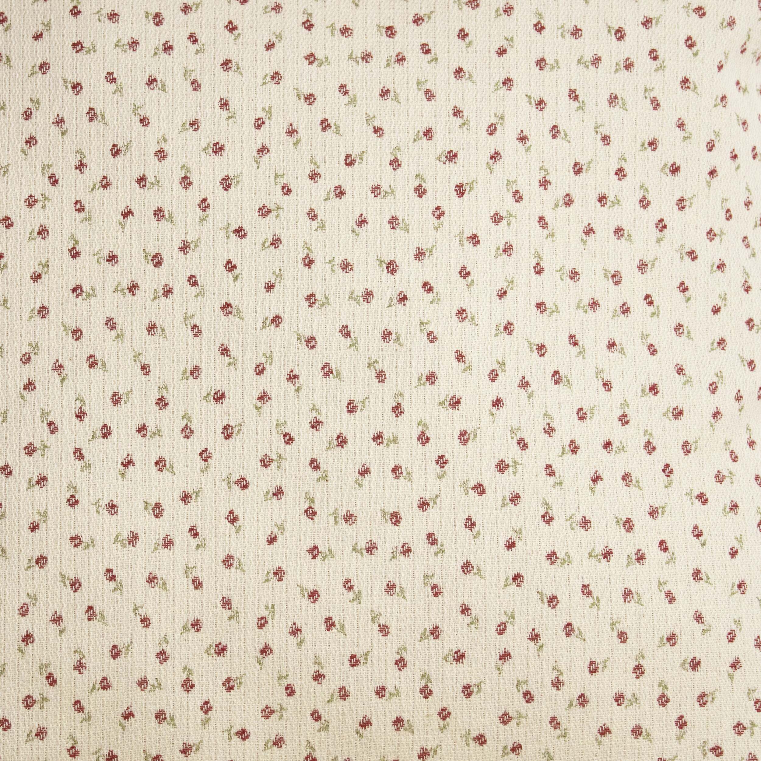 Housse de coussin jacquard 45x45 cm Fleurs pequeñas