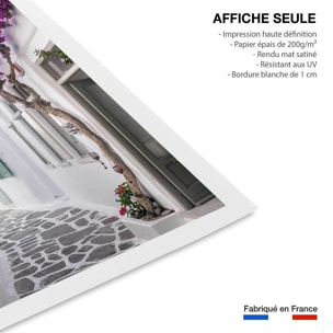 Poster bougainvilliers paros Affiche seule