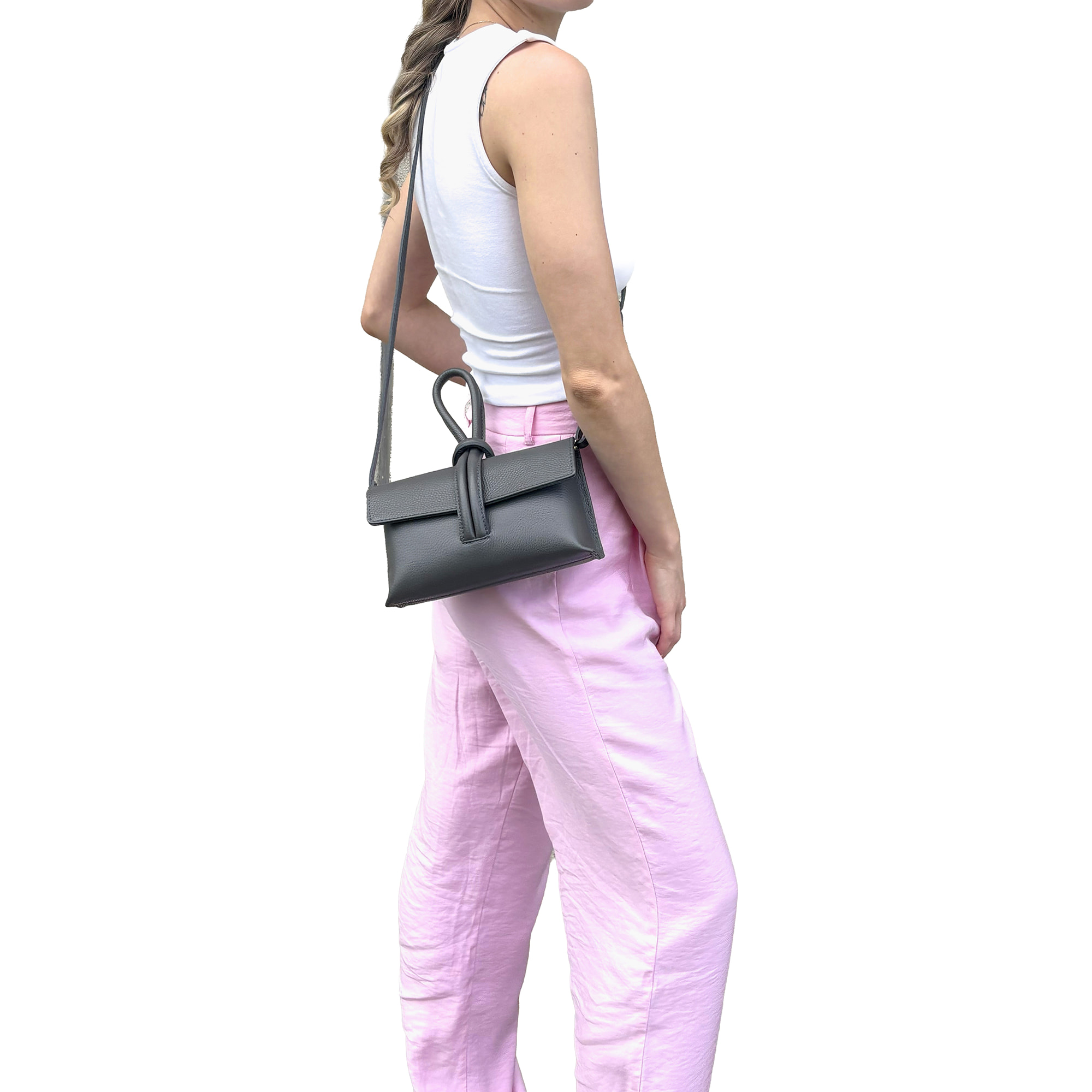 Borsetta Pochette in Vera Pelle Made in Italy