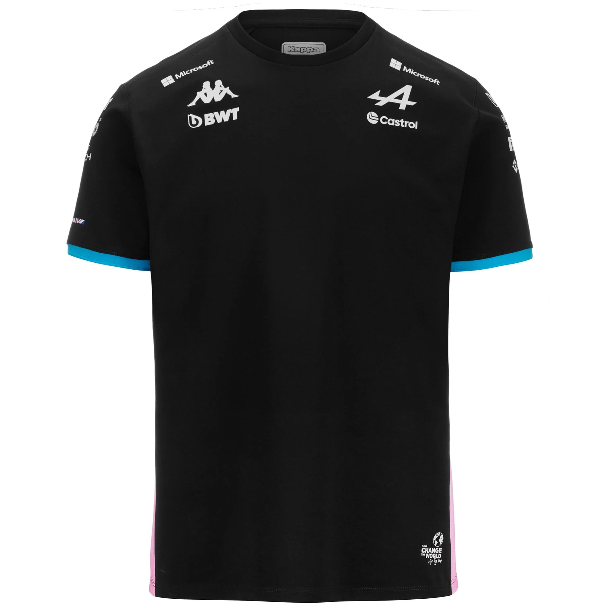 Kappa - T-Shirts & Top Uomo Nero - Adiry Alpine F1