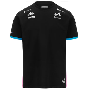 Kappa - T-Shirts & Top Uomo Nero - Adiry Alpine F1