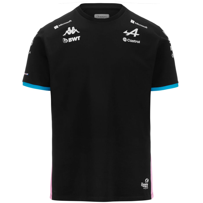 Kappa - T-Shirts & Top Uomo Nero - Adiry Alpine F1