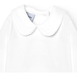 Body bebé manga larga cuello elegante