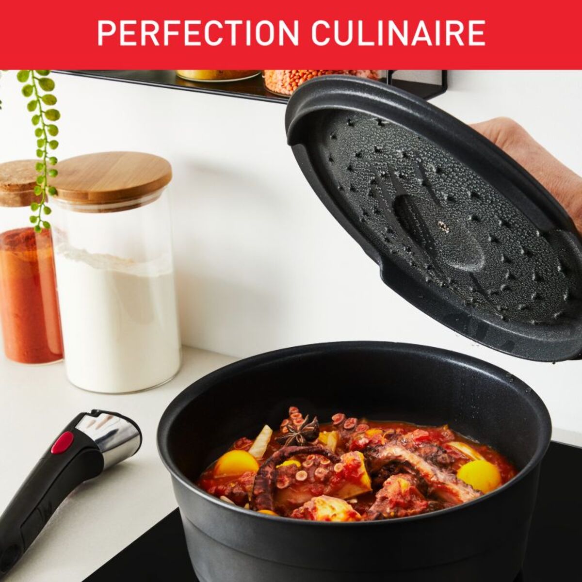 Batterie de cuisine TEFAL Ingenio Inspiration Cocotte Fonte 5pcs