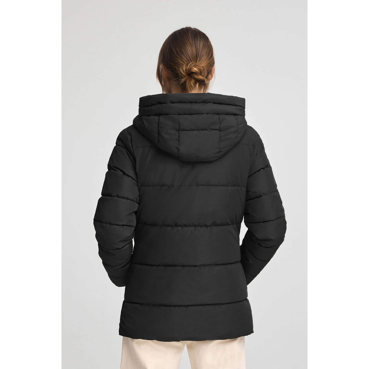 Chaqueta Iris negra con logo Polo Club