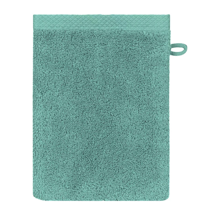 Gant de toilette Elea emeraude