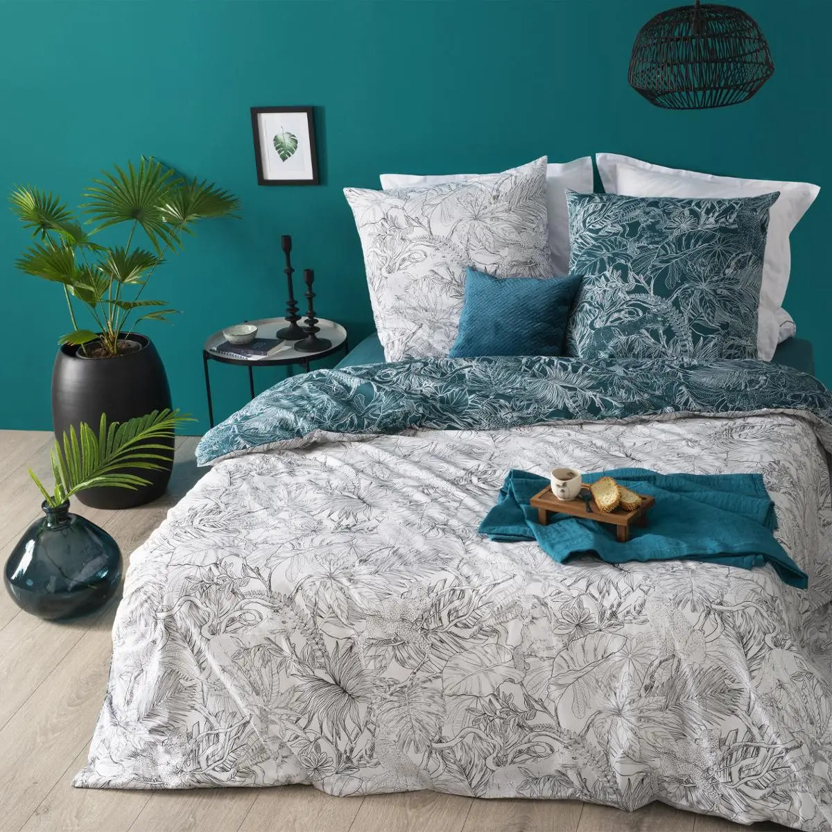 Parure de lit "Jungle" coton 240x220cm