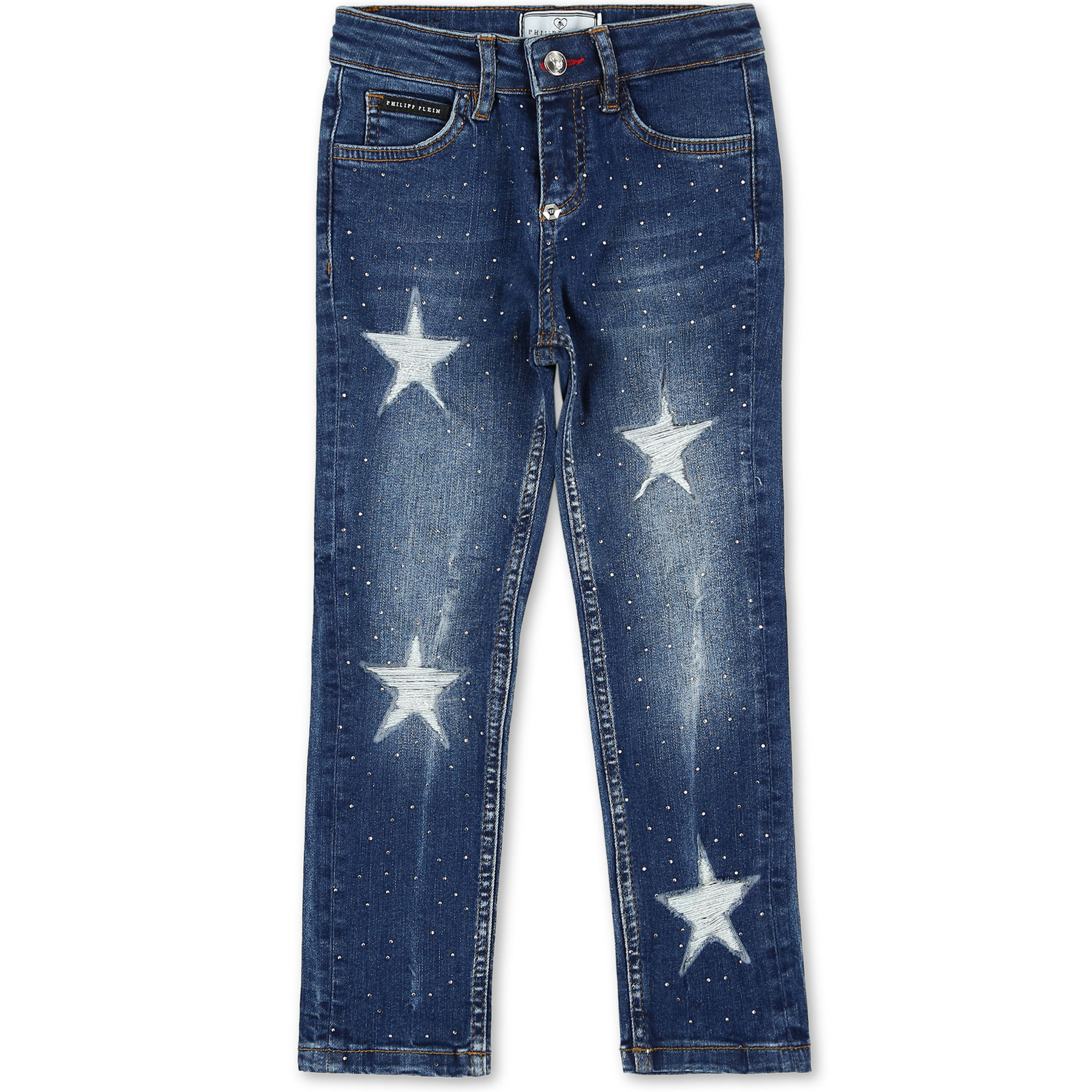PHILIPP PLEIN Denim Trousers STARS