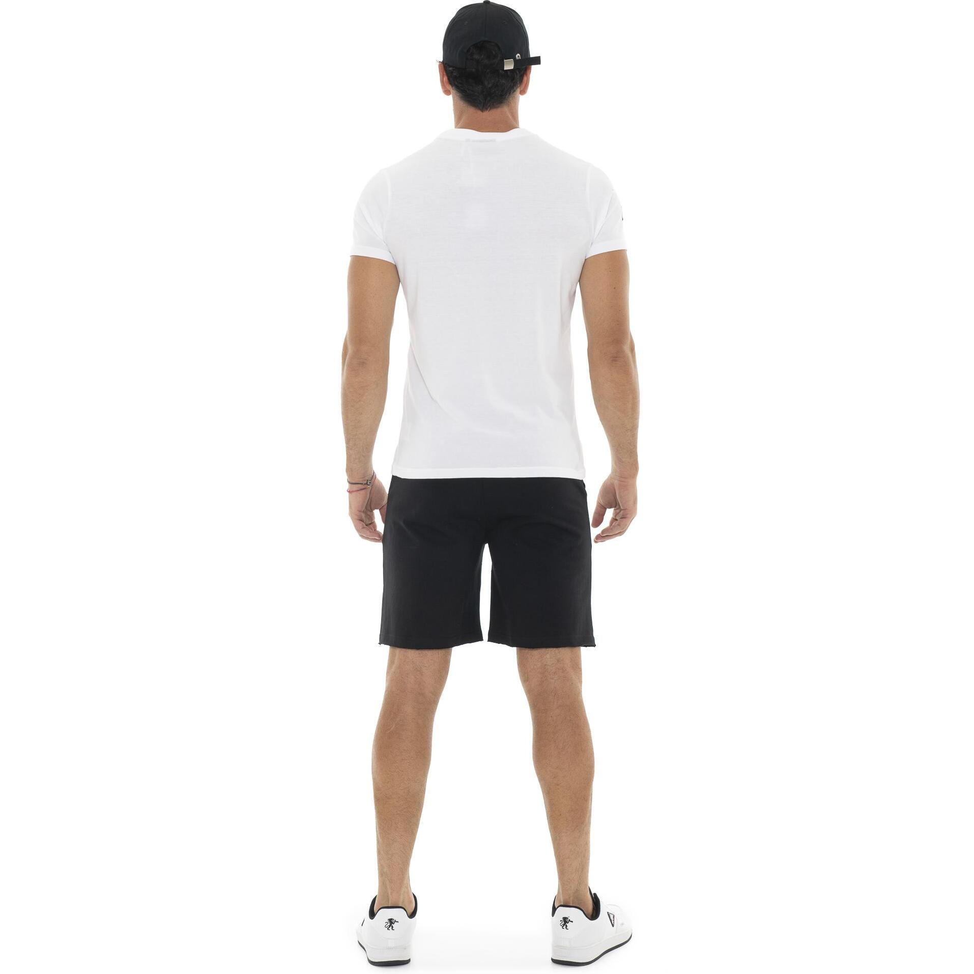 Set completo da uomo con t-shirt e pantaloncino mimetico Leone Military 1947