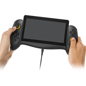 Mando Grip compatible con Nintendo Switch TNS-18133C. Conexión auto, alta ergonomía, motores de vibración, sensores giroscópicos.