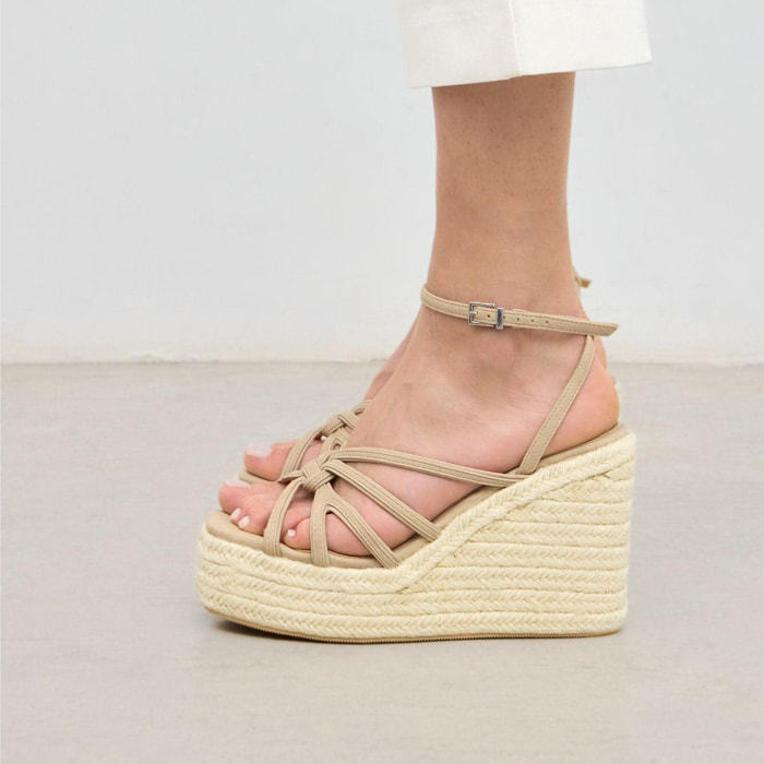 Sandalias de cuña Vera 11 cm