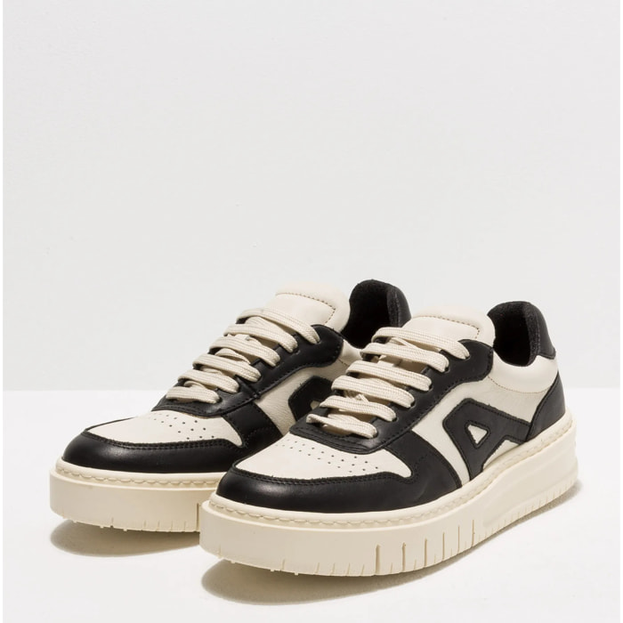 Zapatillas 1777 NAPPA BLACK-CREAM/BELLEVILLE color Black-cream