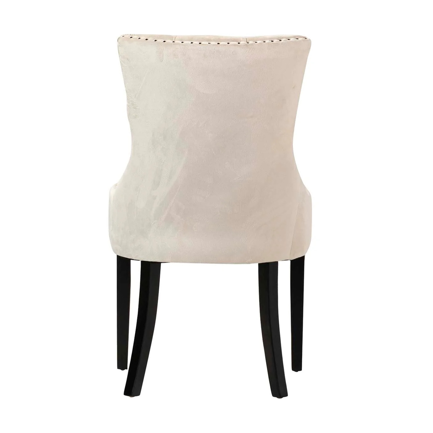 Silla Tachuelas Velvet Beige Harpers 54x55x96 Cm