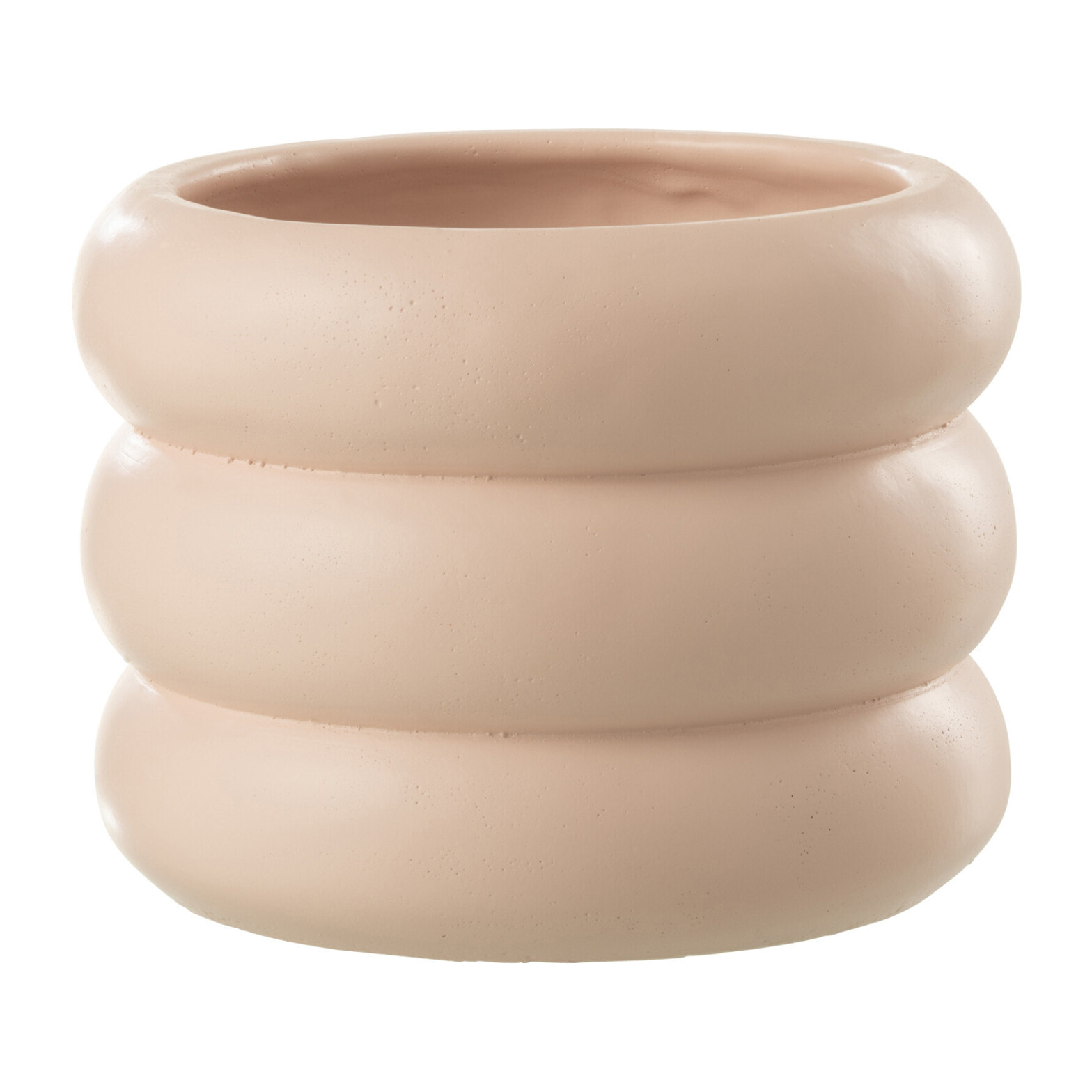 J-Line cachepot Anneau - ciment - beige - medium - Ø 20.50 cm