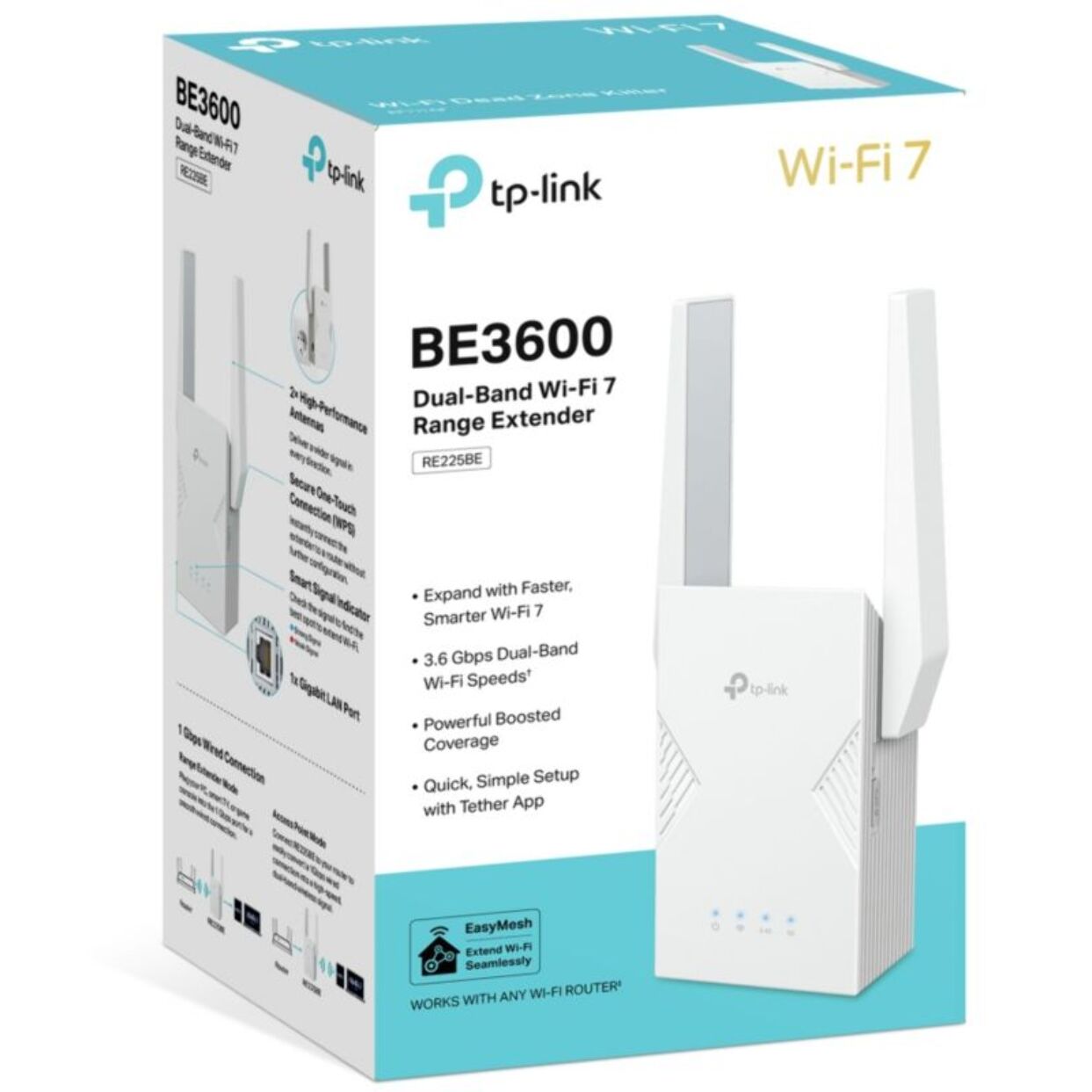 Répéteur Wifi TP-LINK RE225BE Wifi 7
