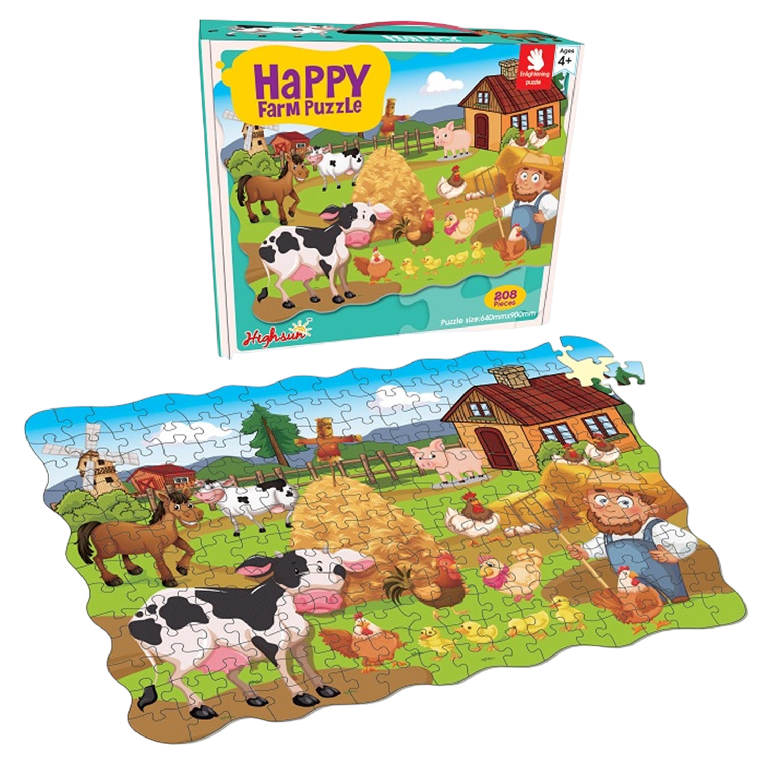 PUZLE DE 208 PIEZAS: GRANJA