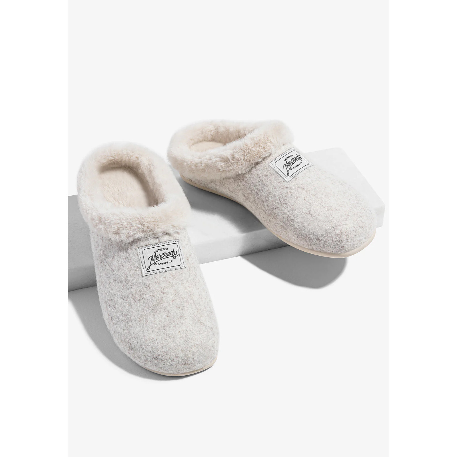 Zapatillas de Casa Mercredy Slipper Fur Beige D.Franklin