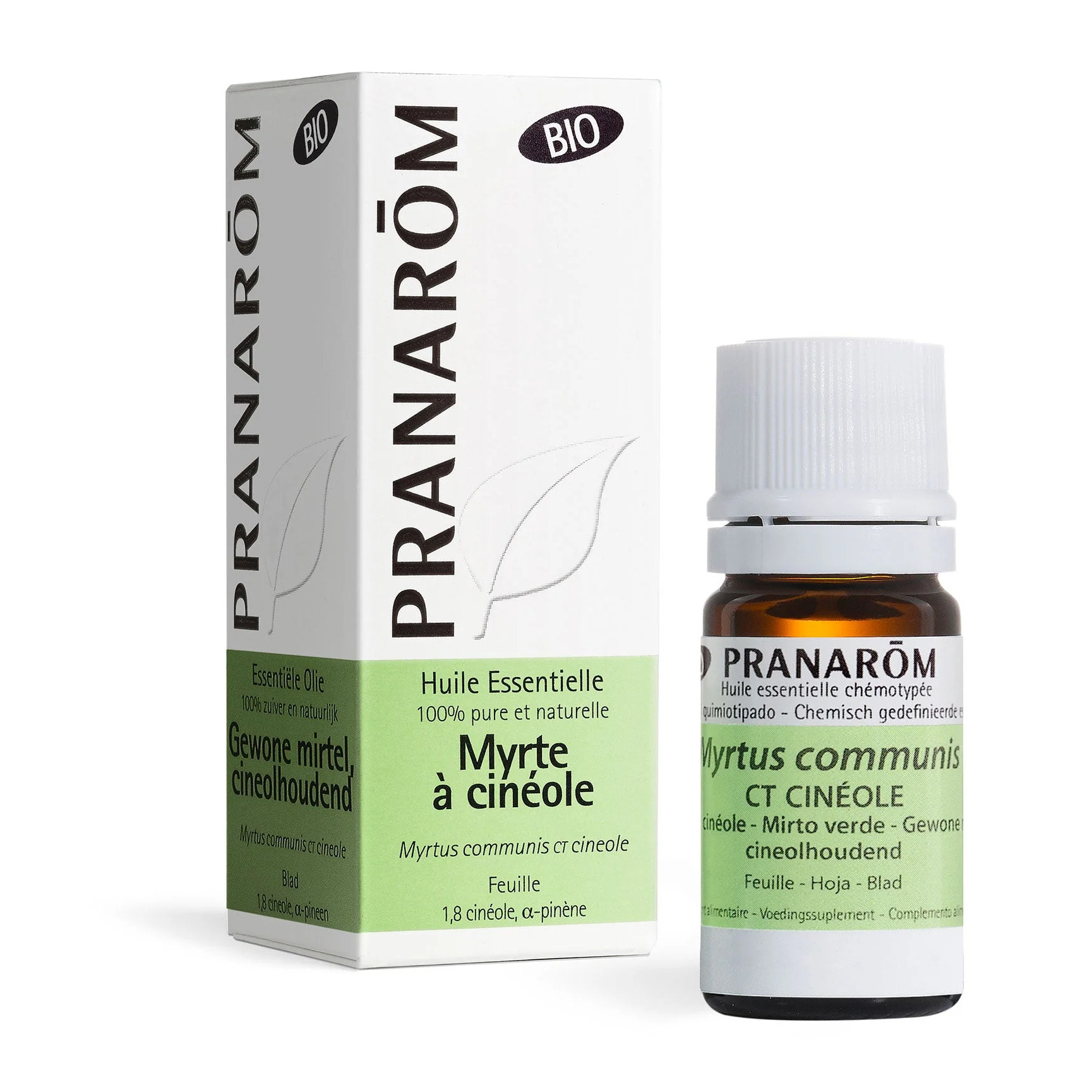 Pranarom - Huile Essentielle de Myrte à cinéole - Bio - 5 ml