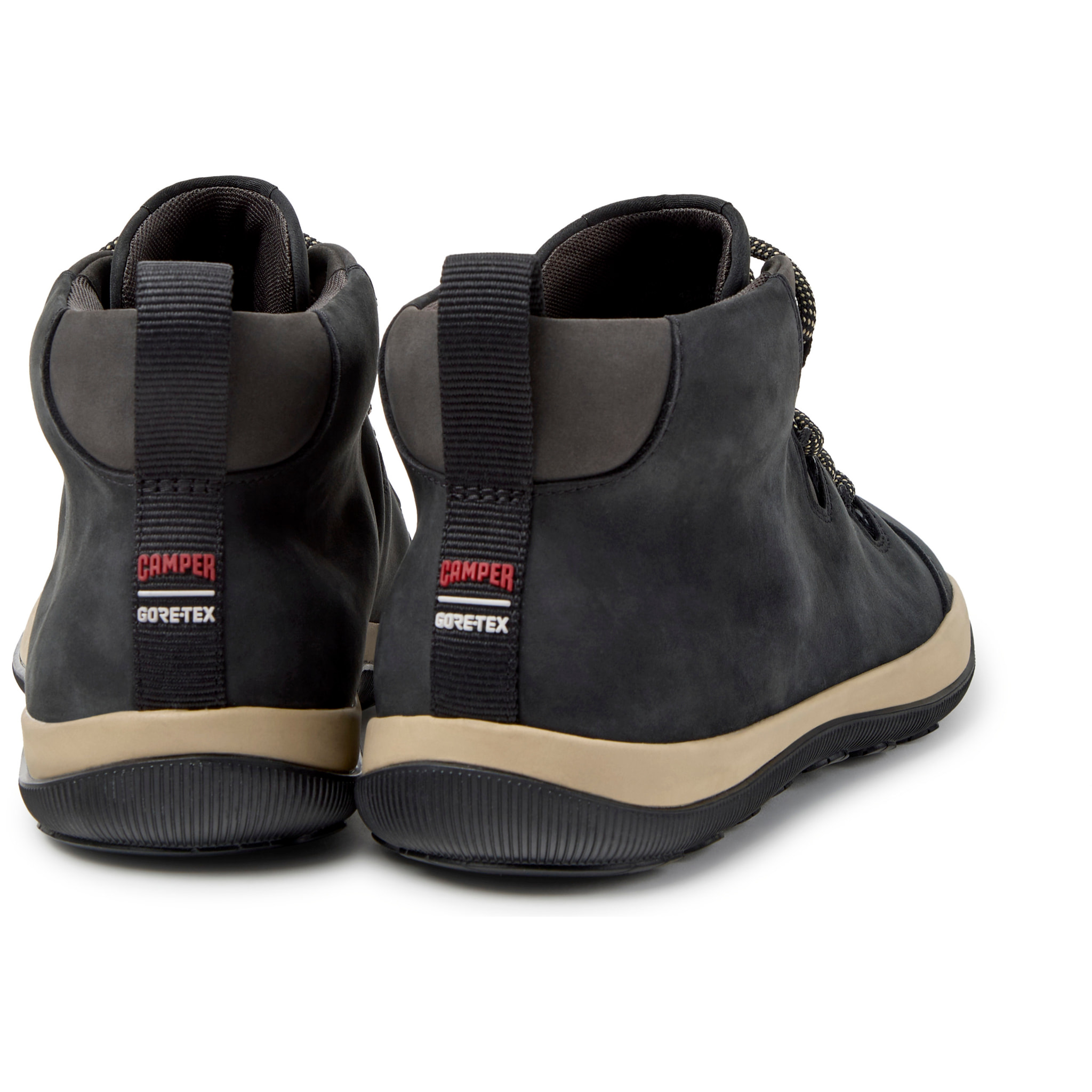 Botines - CAMPER Peu Pista GM - Negro - Piel nobuk